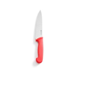 Nóż kucharski HACCP - 180 mm, czerwony 