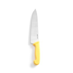 Nóż kucharski HACCP - 240 mm, żółty 