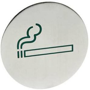 Tabliczka informacyjna na drzwi zakaz palenia - duża