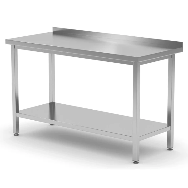 Stół przyścienny z półką 1800x700x850 mm | Komat KST-003 